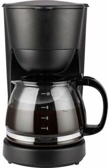 Koffiezetapparaat 1.25 liter zwart 750watt