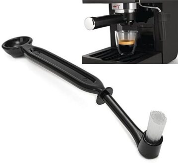 Koffiezetapparaat Borstel Cleaner Nylon Espresso Machine Borstel Koffie Schoonmaken Tool Met Lepel