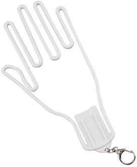 Kofull 1 Stuk Golf Handschoenen Droger Plastic golfhandschoen Brancard Hanger Rack Holder Wear 4 Kleur Levert Accessoires wit