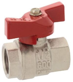 Kogelkraan, vernikkeld, 1"IT met vlindergreep - 988591855