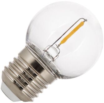 kogellamp LED filament 1W E27 plastic