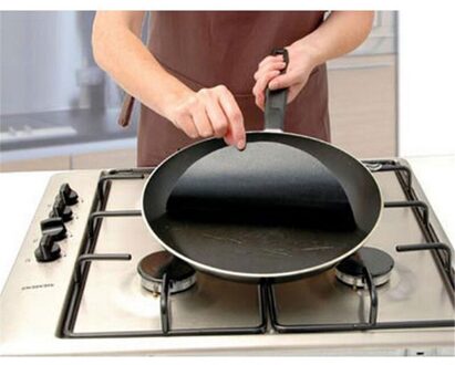 Koken Bakken Matten Liners Twin Pack Pan Mat 2 Pc Non-stick Ronde Pan Liner Sheet Keuken Eetkamer Bar bakvormen