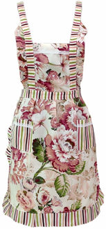 Koken Bakken Schorten Waterdichte klassieke Bloemen Keuken Schort Voor Volwassen Vrouwen Lady Restaurant Home Pocket Mouwloze Schort