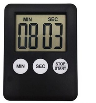 Koken Ei Timer Ei Stopwatch Minuteur Cuisine Cronometro Digitale Leuke Keuken Lcd Tellen Countdown Alarm Magneet Klok zwart