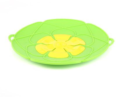 Koken Gereedschap Bloem Kookgerei Onderdelen Groen Siliconen Overkoken Spill deksel Stopper Oven Veilig Voor Keuken Pot/Pan Cover 10'