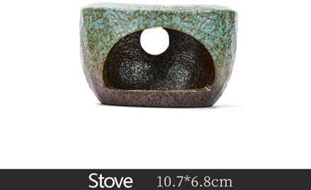 Koken Theepot Set Thee Fire Kachels Brandende Keramische Cup Groen China Theeceremonie Thee Art Gongfu Tool Warmer Theepotten stove