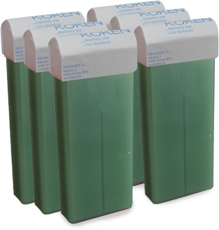 KOKEN-wax depilatory Aloe Vera Roll-on 100ml -Pack 6 cartriges Depilatory Wax hot soup cream waxing Piel normal sensitive