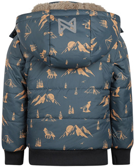 Koko Noko jongens winterjas Blauw - 86