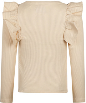 Koko Noko meisjes longsleeve Ecru - 140