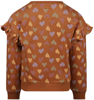 Koko Noko meisjes sweater Bruin - 104