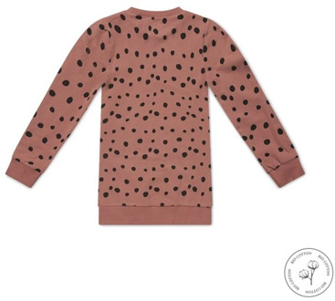 Koko Noko Sweatshirt Jurk Nathalie dusty roze Roze/lichtroze - 50/56