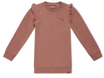 Koko Noko Sweatshirt Jurk Nena dusty roze Roze/lichtroze - 62/68