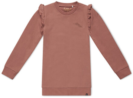 Koko Noko Sweatshirt Jurk Nena dusty roze Roze/lichtroze