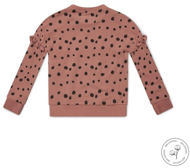 Koko Noko Sweatshirt Nova dusty roze gestippeld Roze/lichtroze