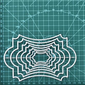Kokorosa Hollow Frame Background Metal Cutting Dies Scrapbooking Diy Card Album Embossing Crafts Die Cut Dies for