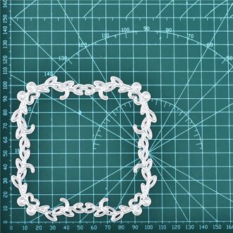 Kokorosa Kant Vierkante Frame Metalen Stansmessen Scrapbooking Craft Sterft Kaart Maken Album Embossing Stencils DieCuts Sterft