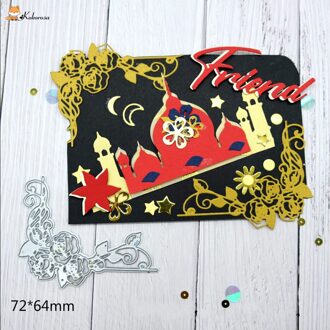 Kokorosa Lace Frame Metalen Stansmessen Bloem Bladeren Sterft Scrapbooking Album Card Maken Embossing Stencil Decor Gestanst ZH617