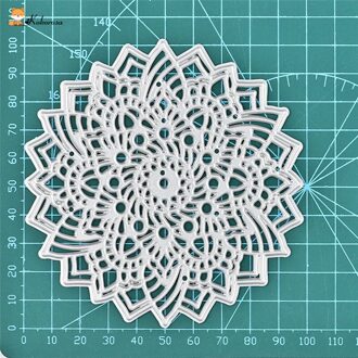 Kokorosa Lace Frame Metalen Stansmessen Bloem Bladeren Sterft Scrapbooking Album Card Maken Embossing Stencil Decor Gestanst ZH690