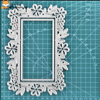 Kokorosa Stansmessen Metalen Die Cuts Kant Frame Grens Bloemen Hart Doos Sterven Scrapbooking Album Embossing Stencil Decor Sterft 29