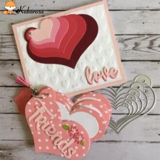 Kokorosa Stansmessen Metalen Die Cuts Kant Frame Grens Bloemen Hart Doos Sterven Scrapbooking Album Embossing Stencil Decor Sterft 41