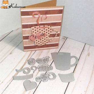 Kokorosa Stansmessen Metalen Die Cuts Kant Frame Grens Bloemen Hart Doos Sterven Scrapbooking Album Embossing Stencil Decor Sterft 62