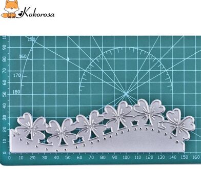 Kokorosa Stansmessen Metalen Die Cuts Kant Frame Grens Bloemen Hart Doos Sterven Scrapbooking Album Embossing Stencil Decor Sterft 64