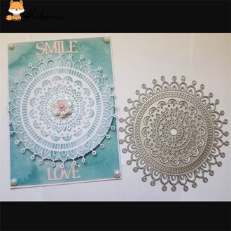 Kokorosa Stansmessen Metalen Die Cuts Kant Frame Grens Bloemen Hart Doos Sterven Scrapbooking Album Embossing Stencil Decor Sterft 72