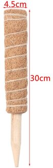 Kokos Pole Extension Kokosnoot Klimmen Planten Stok Behouden Vocht Tuin Frame Beige