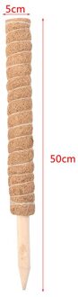 Kokos Pole Extension Kokosnoot Klimmen Planten Stok Behouden Vocht Tuin Frame Goud