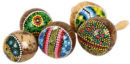 Kokosnoot Zand Hamer Shaker Kalebas Kashaka Indonesië Shaker Rattle Percussio