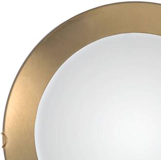 Kolarz Maanblad wandlamp, goud, Ø 50 cm wit, goud