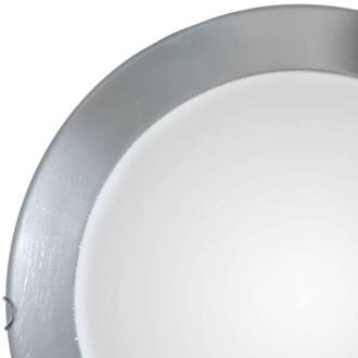 Kolarz Moon Leaf wandlamp, zilver, Ø 40 cm chroom, wit