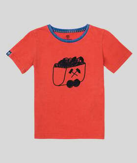 Kolenmijnwerkers T-Shirt Lore Rood - 110/116