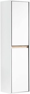 Kolomkast Differnz Providence 160x40x30 cm Links-Rechts Wit