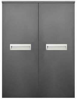 Kolomkast Sanicare Q2/Q3/Q8 2-Deurs Soft-Closing 90x67x32 cm Grey-Wood Eiken