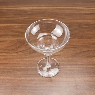 Kom-Vormige Cocktail Plastic Beker Transparant Anti Acryl Glas Kalebas Hoge Plastic Drinkbeker Beker 330ML