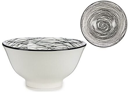 Kom Zwart Porselein Ø 16 Cm