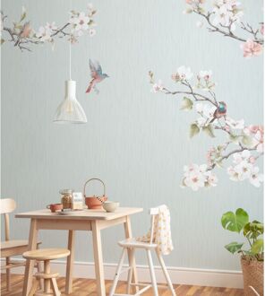 Komar Fotobehang Apple Blossom - Blauw - 2,50m X 300cm