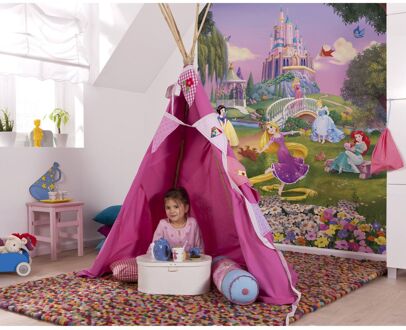 Komar Fotobehang - Disney Princess Sunset 184x254cm - Papierbehang Multikleur