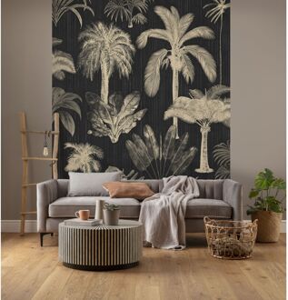 Komar Fotobehang En Détail - Zwart - 2,50m X 200cm