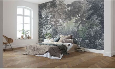 Komar Fotobehang - Fairytale Forest 400x280cm - Vliesbehang Multikleur