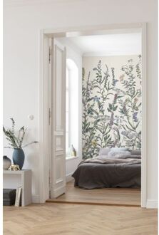 Komar Fotobehang - Flowering Herbs 200x250cm - Vliesbehang Multikleur