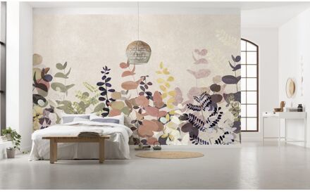 Komar Fotobehang Foggy Shrub - Meerkleurig - 2,50m X 400cm