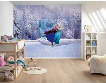 Komar Fotobehang Frozen Glace - Paars - 2,50m X 300cm