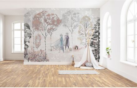 Komar Fotobehang - Frozen Nature Spirit 400x280cm - Vliesbehang Multikleur