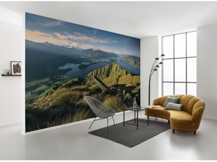 Komar Fotobehang - Green Ridges 450x280cm - Vliesbehang Multikleur