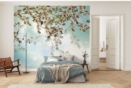 Komar Fotobehang Jolies Chansons - Blauw - 2,50m X 300cm