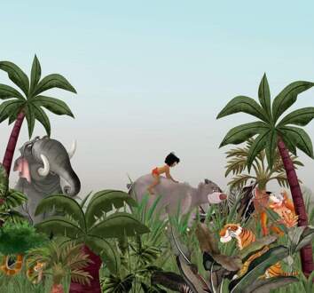Komar Fotobehang - Jungle Book 300x280cm - Vliesbehang Multikleur