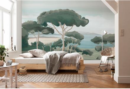 Komar Fotobehang Mediterranean - Groen - 2,50m X 350cm