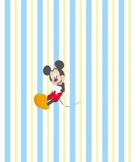 Komar Fotobehang Mickey Mouse Blauw, Geel En Rood - 2 X 2,50 M - 612763